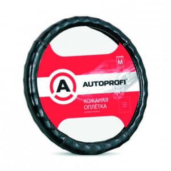 Оплетка на Руль AUTOPROFI AP-765 BK (M) Кожа Оплетка на Руль AUTOPROFI AP-765 BK (M) Кожа