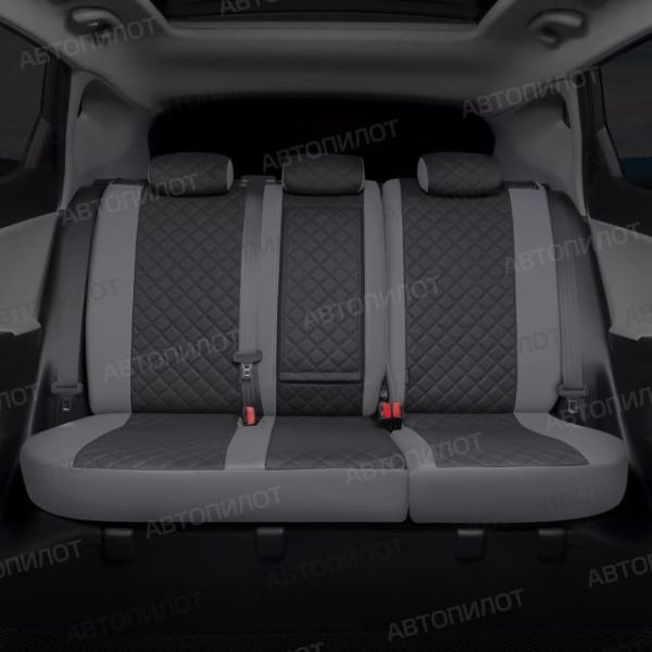 Чехлы Автопилот Экокожа Ромб на Jaecoo J7 (2023+)