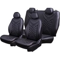 Чехлы Премиум Экокожа Байрон Президент|Жук на Toyota Land Cruiser Prado 150 2009-2017 г.в.