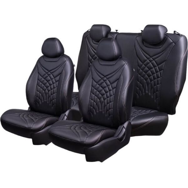 Чехлы Премиум Экокожа Байрон Президент|Жук на Toyota Land Cruiser Prado 150 2009-2017 г.в.