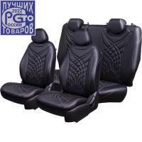 Чехлы Премиум Экокожа Байрон Президент|Жук на Toyota Land Cruiser Prado 150 2009-2017 г.в.