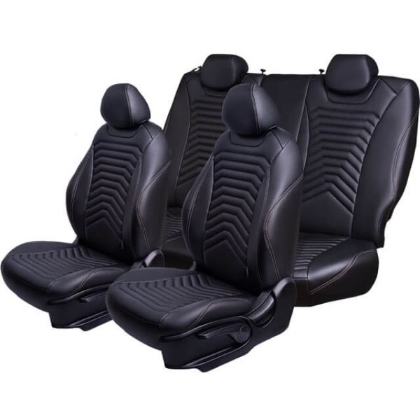 Чехлы Премиум Экокожа Байрон Президент|Жук на Mitsubishi Pajero Sport 2 2008-2013 г.в.