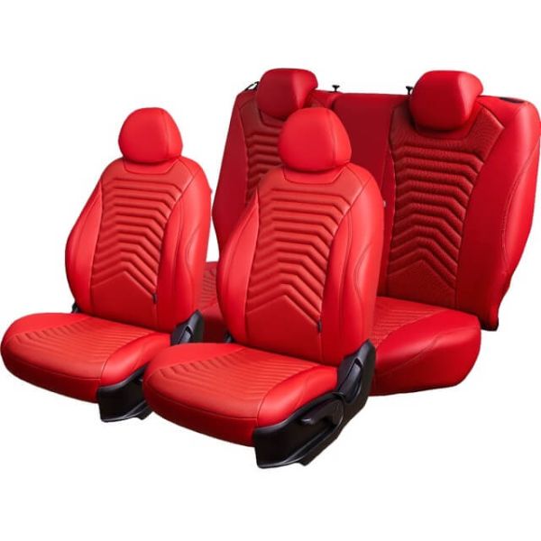 Чехлы Премиум Экокожа Байрон Президент|Жук на Lada Granta Sport -1, 02.2013-06.2015