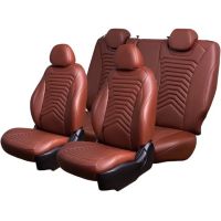 Чехлы Премиум Экокожа Байрон Президент|Жук на Toyota Land Cruiser Prado 150 2009-2017 г.в.