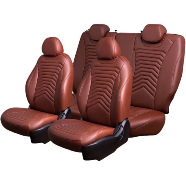 Чехлы Премиум Экокожа Байрон Президент|Жук на Toyota Land Cruiser Prado 150 2009-2017 г.в.