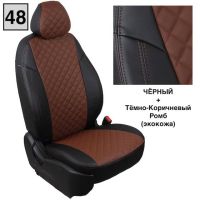 Чехлы Автопилот Экокожа Ромб на Hyundai Sonata 8 (DN8) с 2019+ Чехлы Автопилот Экокожа Ромб на Hyundai Sonata 8 (DN8) с 2019+