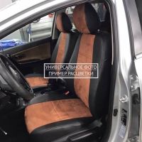 Чехлы Автопилот Алькантара на Mitsubishi Lancer 9 универсал 2003-2010 г.в.