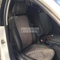 Чехлы Автопилот Алькантара Ромб на Mitsubishi Lancer 9 универсал 2003-2010 г.в.