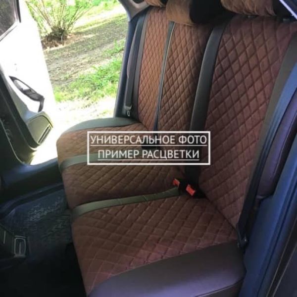 Чехлы Автопилот Алькантара Ромб на Mitsubishi Lancer 9 универсал 2003-2010 г.в.