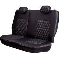 Чехлы Экокожа Турин Ромб на Toyota Corolla седан 2000-2007 г.в.